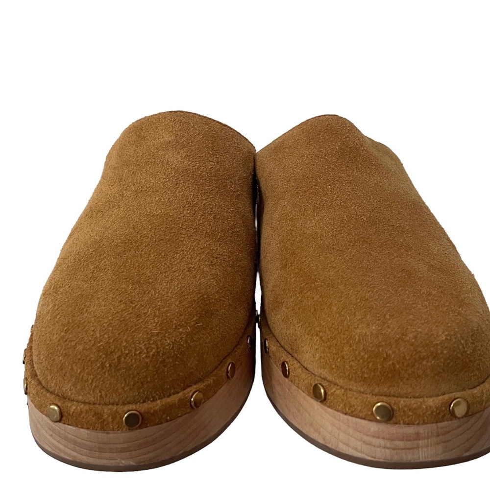 J. Crew Tan Suede Slip-On Clogs - Picture 5 of 7